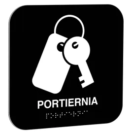 tabliczka-braill-portiernia-10x10cm-czarna-z-napisem-braill-dla-niewidomych