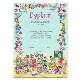dyplom-ukonczenia-zerowki-a4-25-sztuk