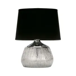 lampka-stolowa-glamour-e14-czarny-klosz-srebrna-podstawa-stylowa