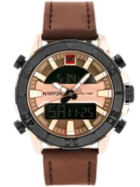 zegarek-meski-naviforce-nf9114-brown-rosegold-grawer