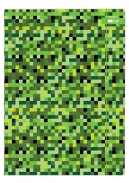 teczka-kartonowa-z-gumka-pixi-zielona-styl-minecraft-a4