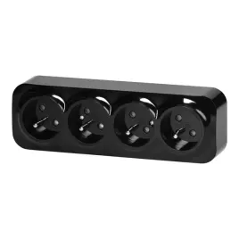 gniazdo-gniazdko-natynkowe-poczworne-czarne-z-uziemieniem-230v-16a-orno