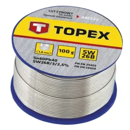 topex-lut-cynowy-60percent-sn-drut-spoiwo-1-0-mm-z-topnikiem-sw26b-100-g-44e522