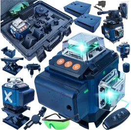 poziomica-laserowa-laser-krzyzowy-zielony-samopoziomujaca-4d-360-2-baterie