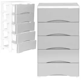 regal-na-kolkach-z-wysuwanymi-szufladami-mobilny-organizer-5-szuflad