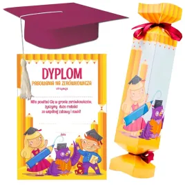 dyplom-pasowania-na-zerowkowicza-biret-tyta-pudelko-na-upominki-cukierki