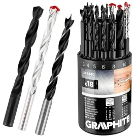 graphite-zestaw-18el-wiertel-do-metalu-drewna-cegly-3-4-5-6-8-10-mm