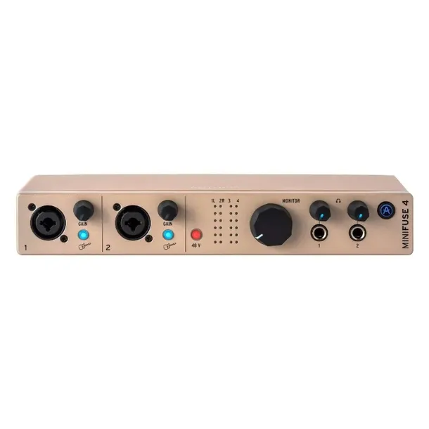 arturia-minifuse-4-champagne-interfejs-usb-mega-soft-stan-nowy