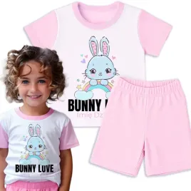 pizama-rozowa-dziecieca-kroliczek-tecza-imie-wyprawka-do-przedszkola-122cm