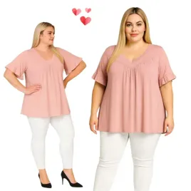luzna-tunika-wiskozowa-duzy-rozmiar-puder-falbana-dekolt-v-54-56-7xl-8xl
