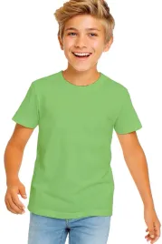 koszulka-dziecieca-t-shirt-dla-chlopca-dziewczynki-limonkowa-134-140