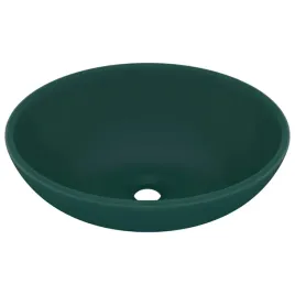 vidaxl-luksusowa-owalna-umywalka-matowa-ciemna-zielen-40x33-cm
