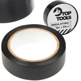 top-tools-tasma-izolacyjna-10-m-x-50-mm-czarna-izolacja-pcv-24b113