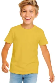 koszulka-dziecieca-t-shirt-dla-chlopca-dziewczynki-zolta-110-116