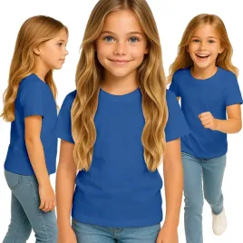 koszulka-dziecieca-t-shirt-dla-chlopca-dziewczynki-niebieska-122-128