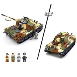 klocki-czolg-tygrys-tiger-i-930-el-2w1-model-wojskowy-figurki-kl72