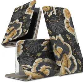 etui-case-magnet-do-iphone-13-pro-natura-kwitnace-kwiaty-liscie-pelne-wzory