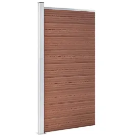 vidaxl-panel-ogrodzeniowy-z-wpc-95x186-cm-brazowy