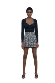 zara-spodenki-damskie-w-kwiaty-czarne-lato-xs-her