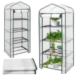 mini-szklarnia-balkonowa-ogrodowa-4-polki-pionowa-foliak-160x70x50-cm