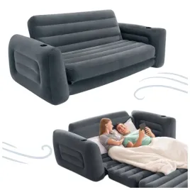 dmuchana-komfortowa-sofa-lozko-materac-2w1-dwuosobowe-szara-stylowa-intex