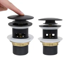 vidaxl-korek-przelewowy-klik-klak-czarny-64x64x91-cm