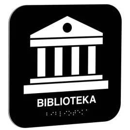 tabliczka-braill-biblioteka-10x10cm-czarna-braill-z-napisem-dla-niewidomych