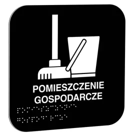 tabliczka-braill-pomieszczenie-gospodarcze-10x10-cm-czarna-dla-niewidomych