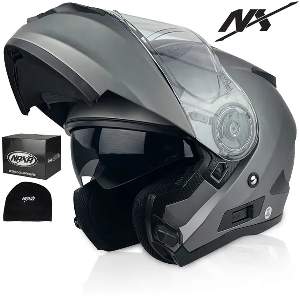 KASK MOTOCYKLOWY SZCZĘKOWY NX TOURISM 2 r.XXL|BLENDA| PODWÓJNA HOMOLOGACJA