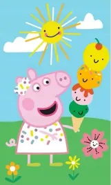 swinka-peppa-recznik-do-twarzy-rak-30x50-dla-dziecka-bawelniany-pepa