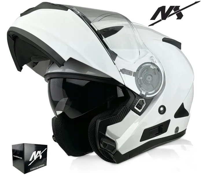 KASK MOTOCYKLOWY SZCZĘKOWY NX TOURISM 2 r.XL|INTERKOM READY|2xHOMOLOGACJA