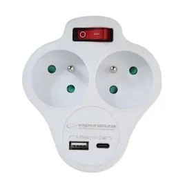 esperanza-rozgaleznik-elektr-2-gn-usb-c-usb-a-wl-bialy-elk311w