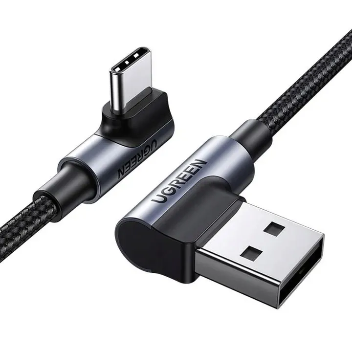 kabel-usb-do-usb-c-katowy-ugreen-us176-3a-czarny-1m