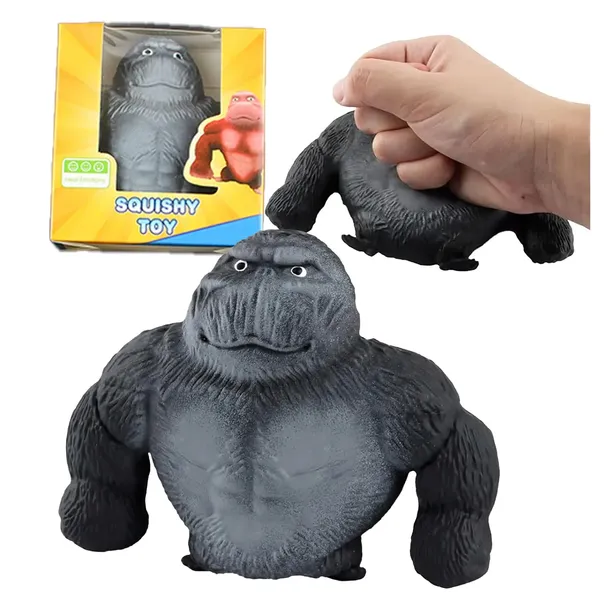 GORYL DO ŚCISKANIA ANTYSTRESOWY SQUISHY MAŁPA GORILLA SENSORYCZNY GNIOTEK