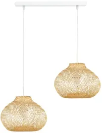 lampa-podwojna-listwa-biala-abazur-bambusowy-th04s