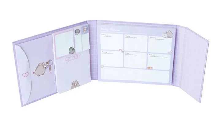 NOTES NOTATNIK PLANER TYGODNIOWY A5 PUSHEEN PUSZIN ZESZYT
