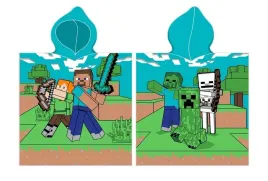 recznik-z-kapturem-poncho-minecraft-50x115-alex-steve-creeper-bawelniany