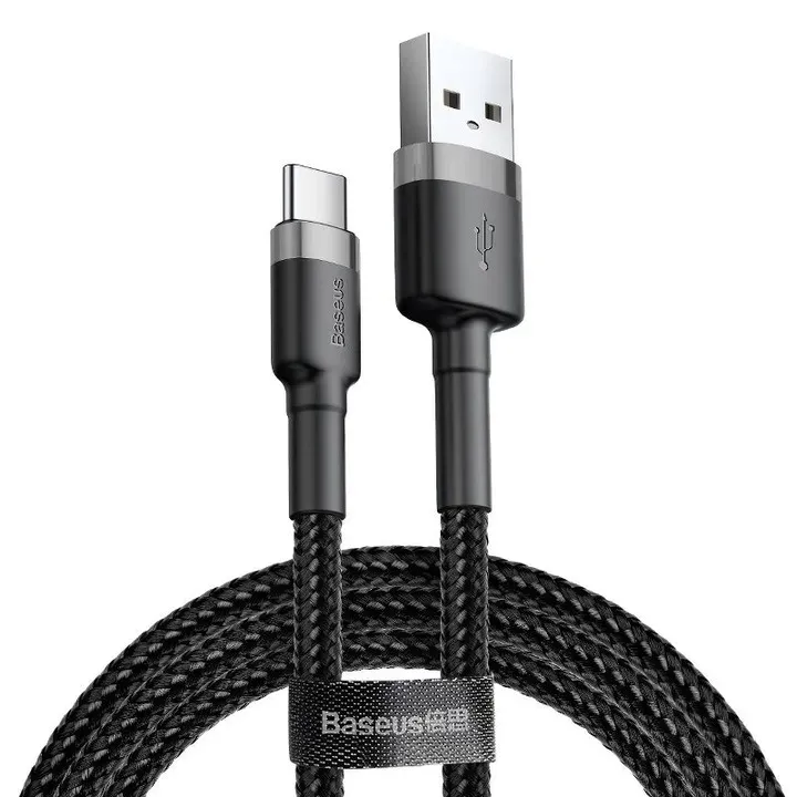 kabel-usb-do-usb-c-baseus-cafule-3a-1m-szaro-czarny-stan-nowy