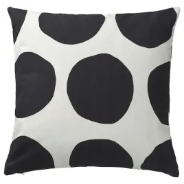 ikea-blamunkar-poszewka-dekoracyjna-bialy-czarny-wzor-w-kropki-50x50-cm