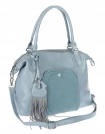 torebka-damska-kuferek-shopper-na-ramie-z-fredzlami-pasek-mc688-niebieska