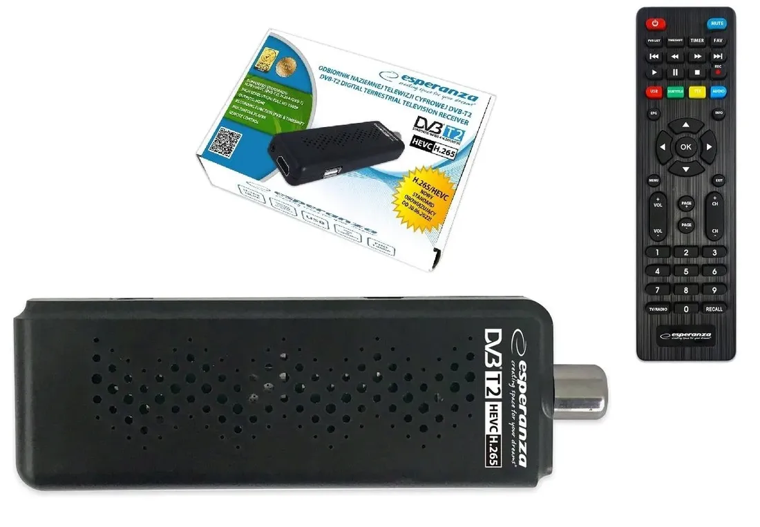 tuner-dekoder-dvb-t2-hevc-h-265-esperanza-ev109r-stan-nowy