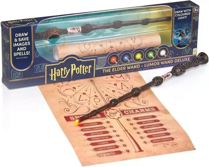 RÓŻDŻKA DELUXE LUMOS HARRY POTTER ALBUS DUMBLEDORE 35CM