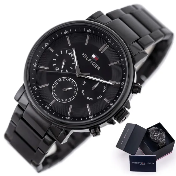 ZEGAREK MĘSKI TOMMY HILFIGER TYSON 1710590 + BOX + GRAWER