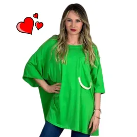 luzna-bawelniana-tunika-z-kieszonka-zielona-wygodna-oversize-58-60-9xl-10xl