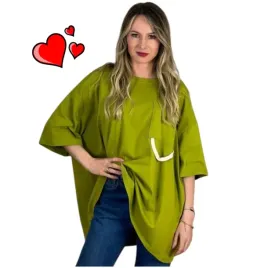 luzna-bawelniana-tunika-z-kieszonka-zielen-wygodna-oversize-50-52-5xl-6xl