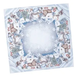 obrus-gobelinowy-100x100cm-elegancki-wzor-swiateczny-zimowe-miasto-renifery