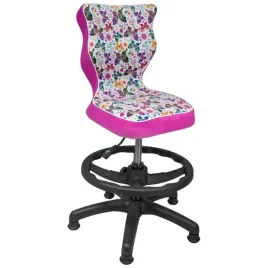 krzeslo-fotel-obrotowy-dzieciecy-do-biurka-petit-rozowy-wk-p-r3-podnozek-pl