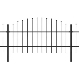 vidaxl-panele-ogrodzeniowe-z-grotami-stal-075-1-x-153-m-czarne