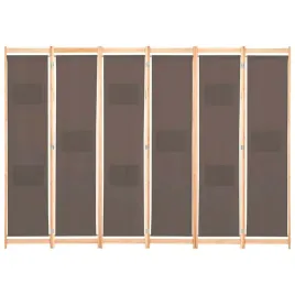 vidaxl-parawan-6-panelowy-brazowy-240-x-170-x-4-cm-tkanina