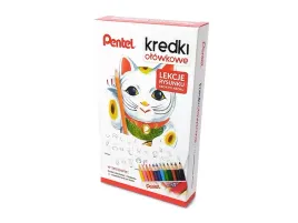 zestaw-kredek-olowkowych-lekcje-rysunku-pentel-12-szt